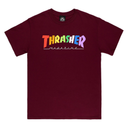 THRASHER T-SHIRT RAINBOW...