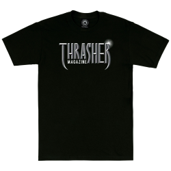 THRASHER T-SHIRT GOTHIC BLACK